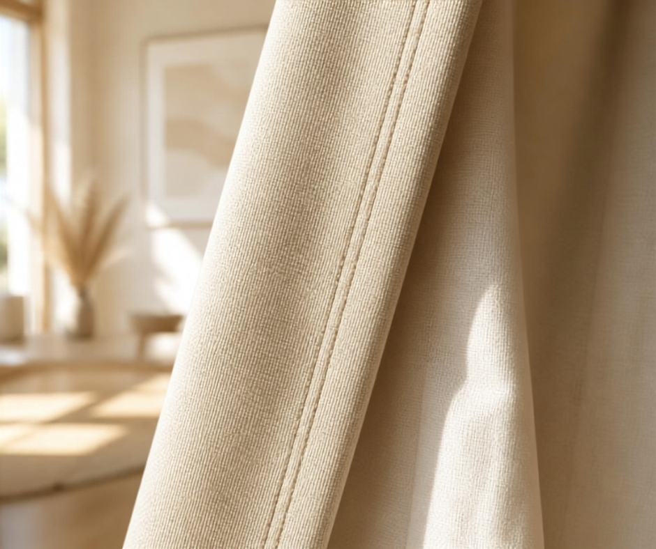 Curtain Care Label Side Hem